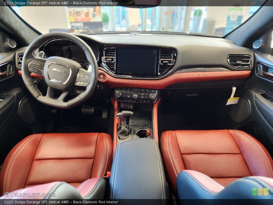 Black/Demonic Red Interior Prime Interior for the 2023 Dodge Durango SRT Hellcat AWD #146565314