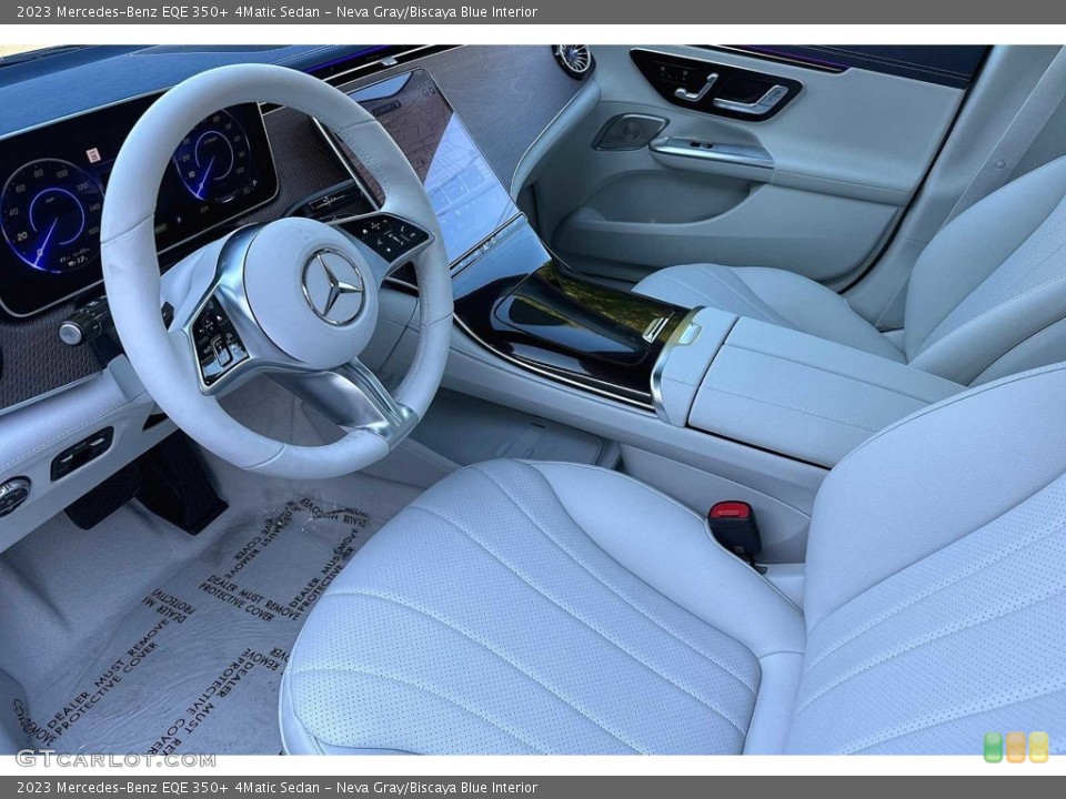 Neva Gray/Biscaya Blue Interior Prime Interior for the 2023 Mercedes-Benz EQE 350+ 4Matic Sedan #146566849