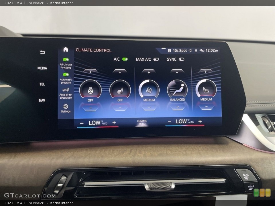 Mocha Interior Controls for the 2023 BMW X1 xDrive28i #146569850