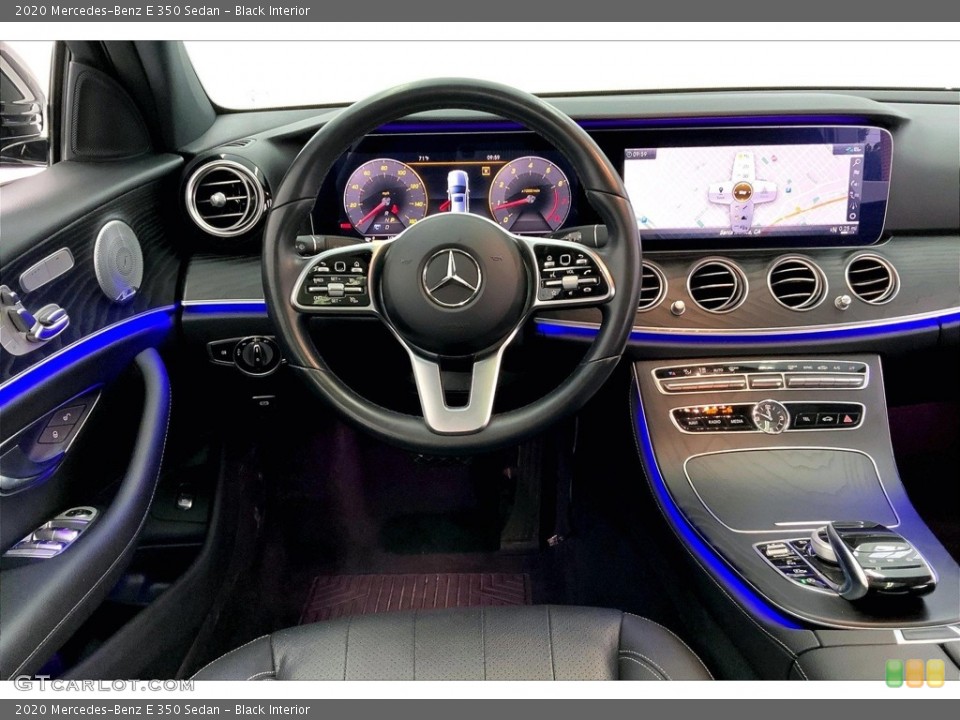 Black Interior Dashboard for the 2020 Mercedes-Benz E 350 Sedan #146569916