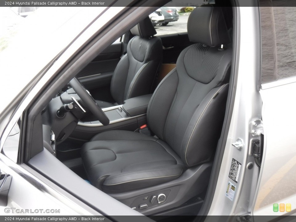 Black Interior Front Seat for the 2024 Hyundai Palisade Calligraphy AWD #146570287