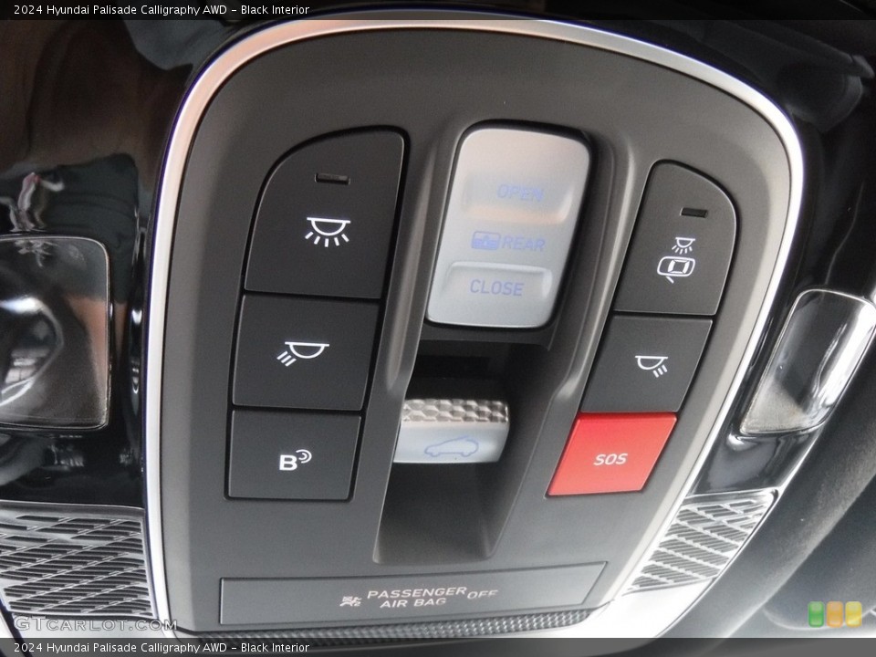 Black Interior Controls for the 2024 Hyundai Palisade Calligraphy AWD #146570479