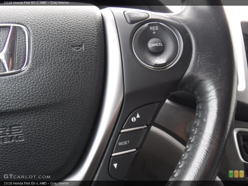 Gray Interior Steering Wheel for the 2018 Honda Pilot EX-L AWD #146570895