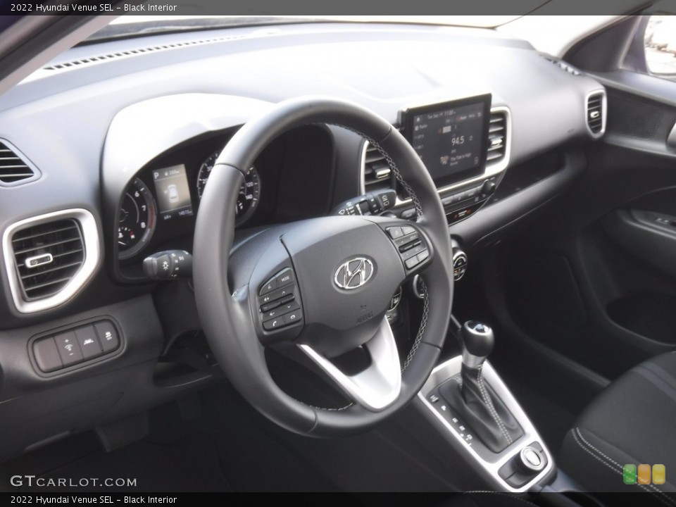 Black Interior Dashboard for the 2022 Hyundai Venue SEL #146570966