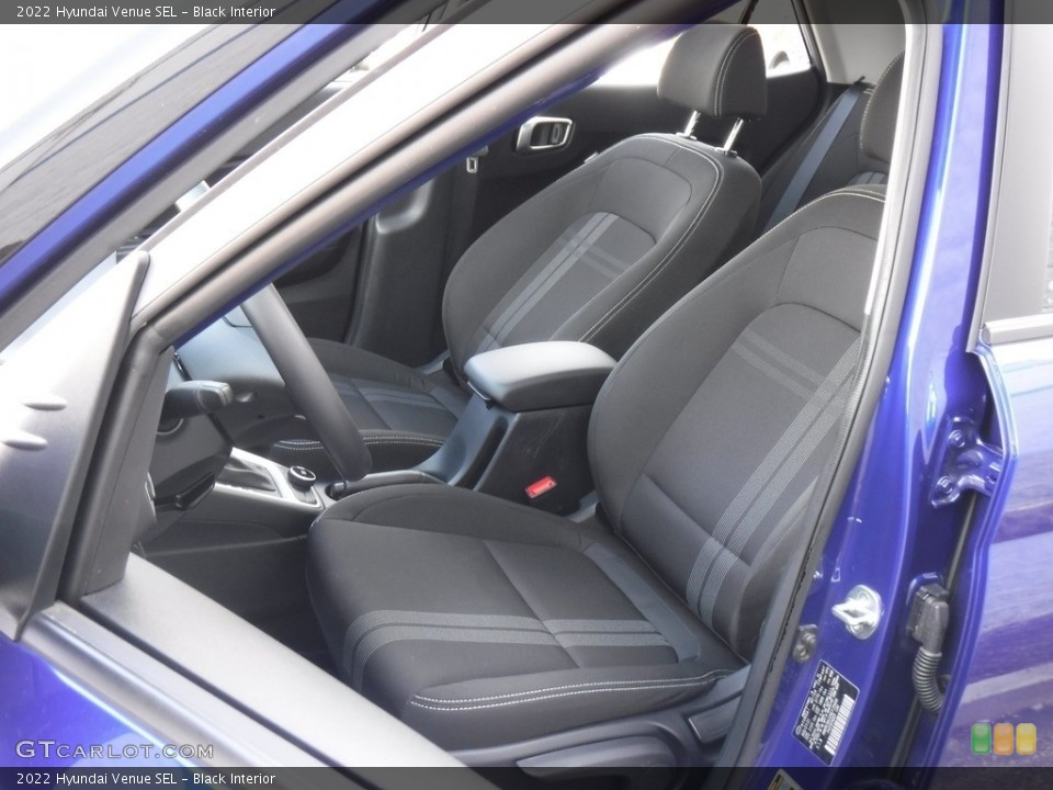 Black Interior Front Seat for the 2022 Hyundai Venue SEL #146571034