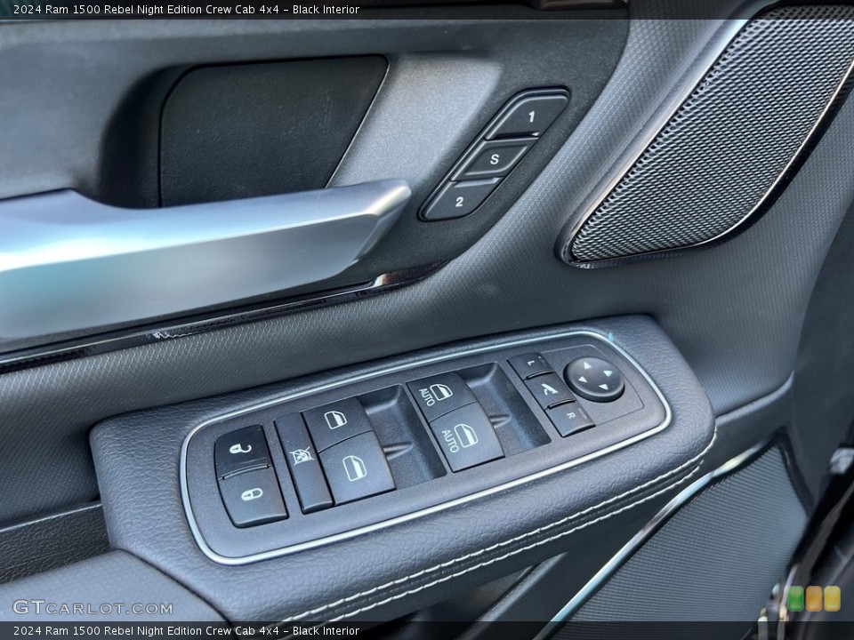 Black Interior Door Panel for the 2024 Ram 1500 Rebel Night Edition Crew Cab 4x4 #146571169