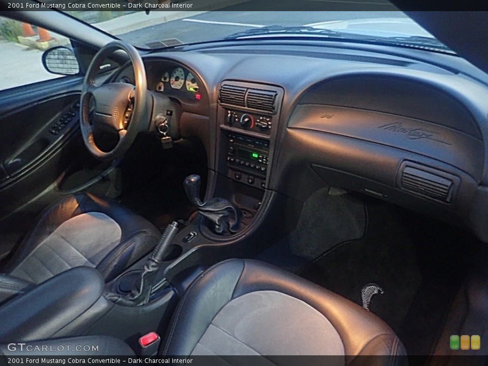 Dark Charcoal Interior Dashboard for the 2001 Ford Mustang Cobra Convertible #146571719