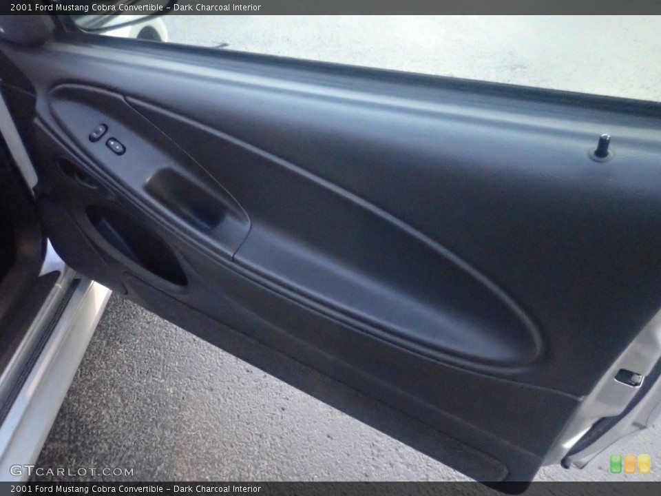 Dark Charcoal Interior Door Panel for the 2001 Ford Mustang Cobra Convertible #146571791