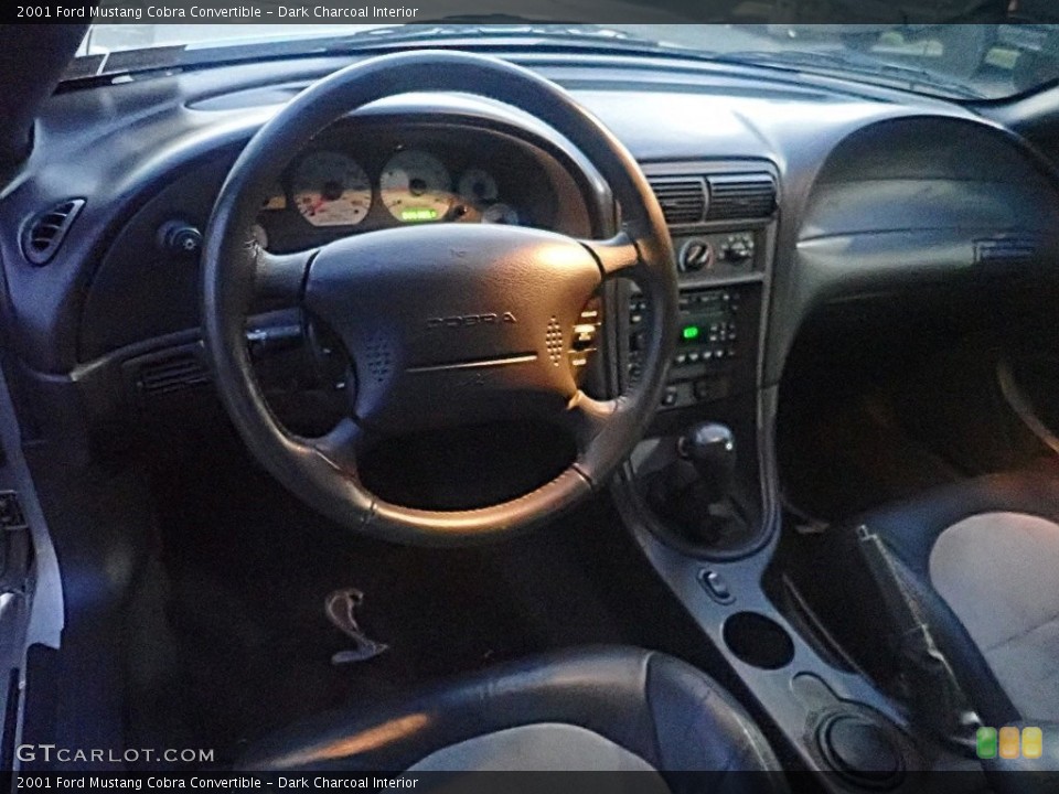 Dark Charcoal Interior Dashboard for the 2001 Ford Mustang Cobra Convertible #146571862