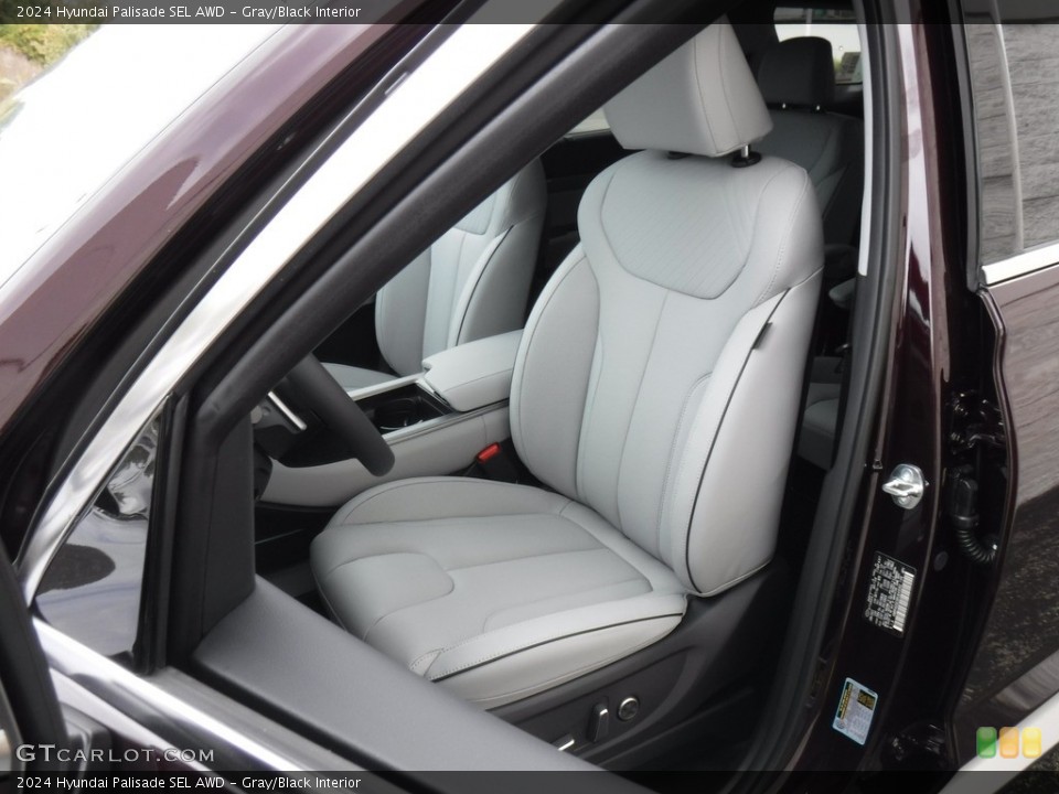 Gray/Black Interior Front Seat for the 2024 Hyundai Palisade SEL AWD #146572088