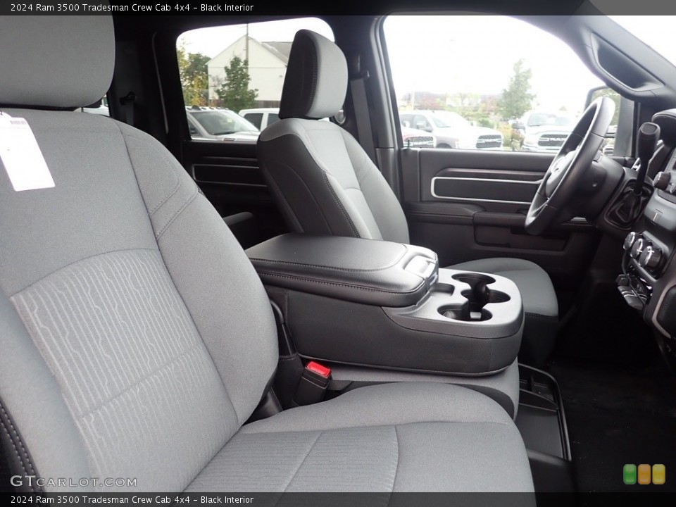Black Interior Front Seat for the 2024 Ram 3500 Tradesman Crew Cab 4x4 #146572410