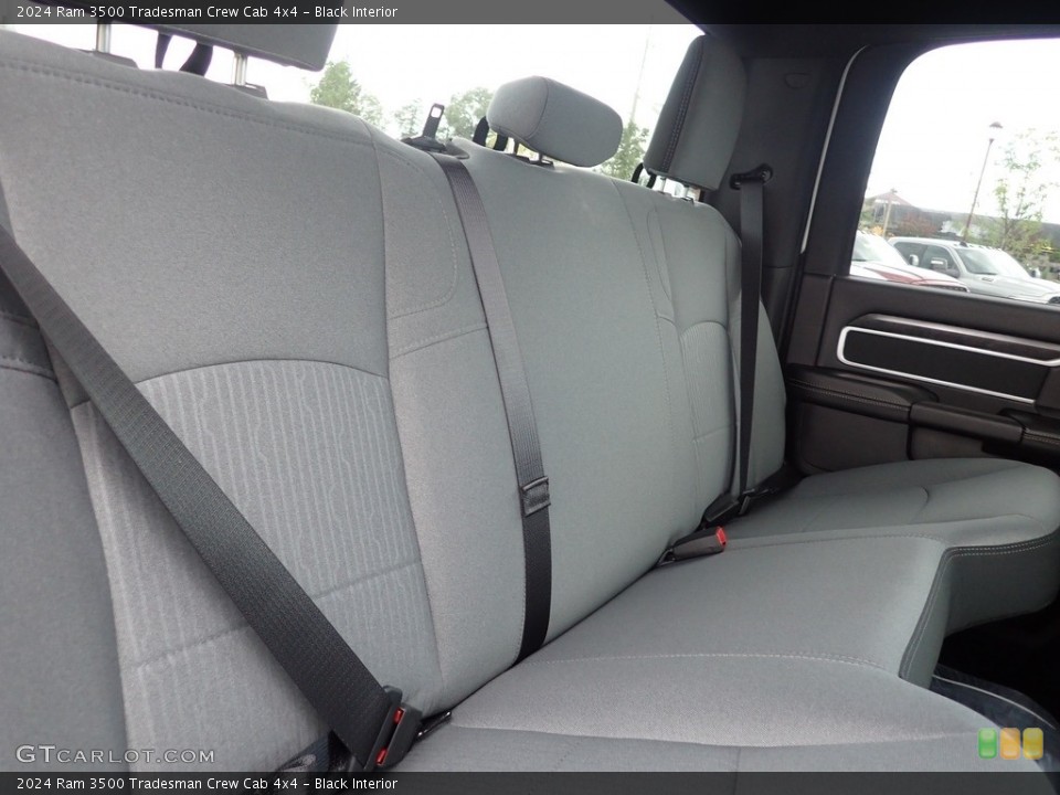 Black Interior Rear Seat for the 2024 Ram 3500 Tradesman Crew Cab 4x4 #146572434