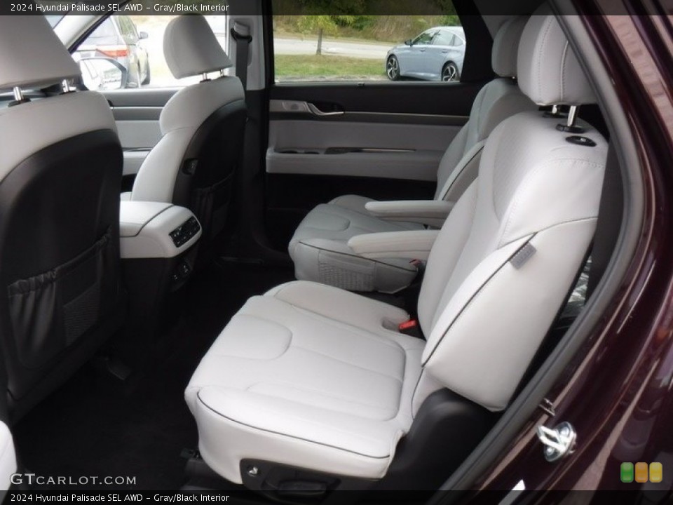 Gray/Black Interior Rear Seat for the 2024 Hyundai Palisade SEL AWD #146572439