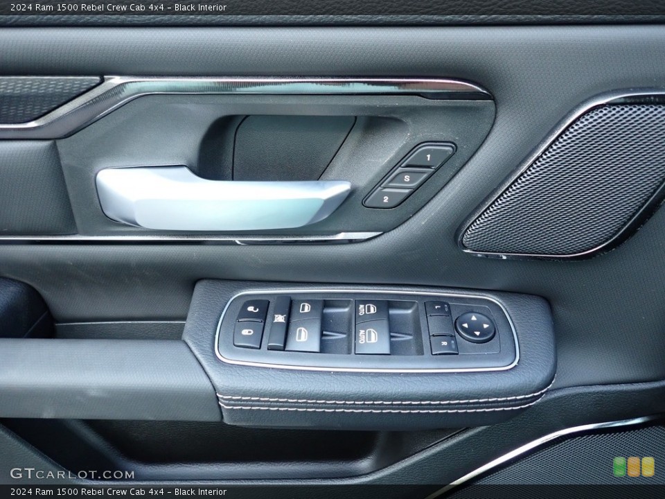 Black Interior Door Panel for the 2024 Ram 1500 Rebel Crew Cab 4x4 #146572486