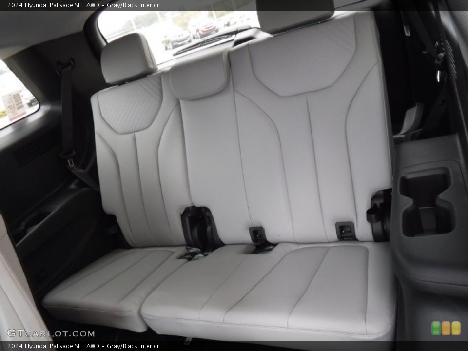 Gray/Black Interior Rear Seat for the 2024 Hyundai Palisade SEL AWD #146572511
