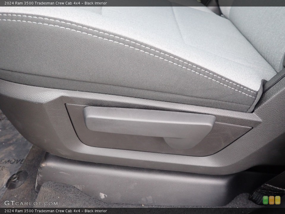 Black Interior Front Seat for the 2024 Ram 3500 Tradesman Crew Cab 4x4 #146572530