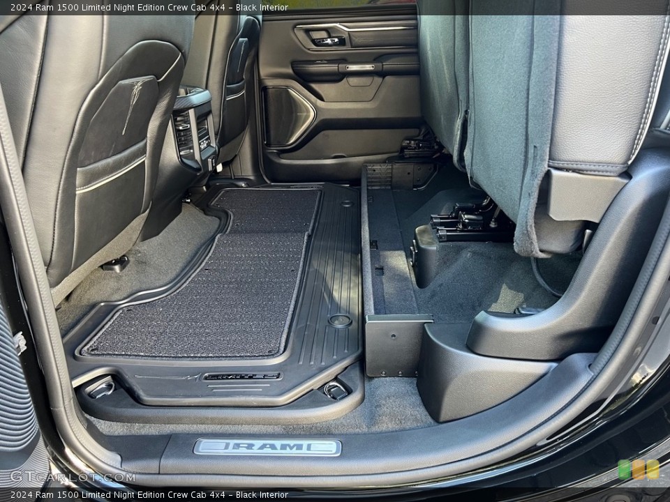 Black Interior Rear Seat for the 2024 Ram 1500 Limited Night Edition Crew Cab 4x4 #146572831