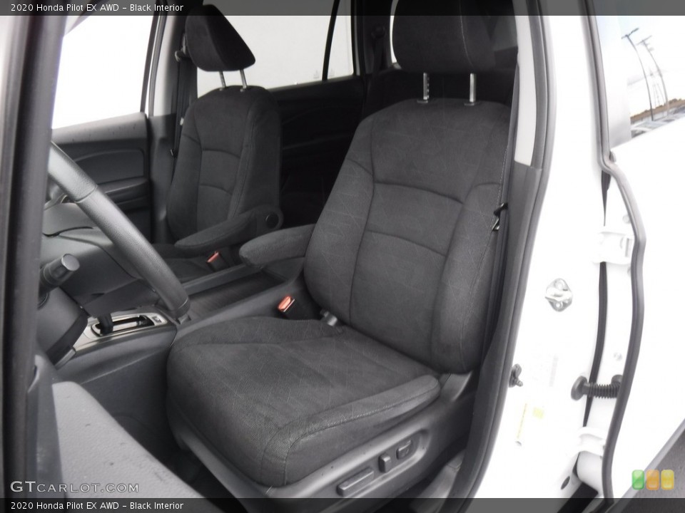 Black Interior Front Seat for the 2020 Honda Pilot EX AWD #146573165