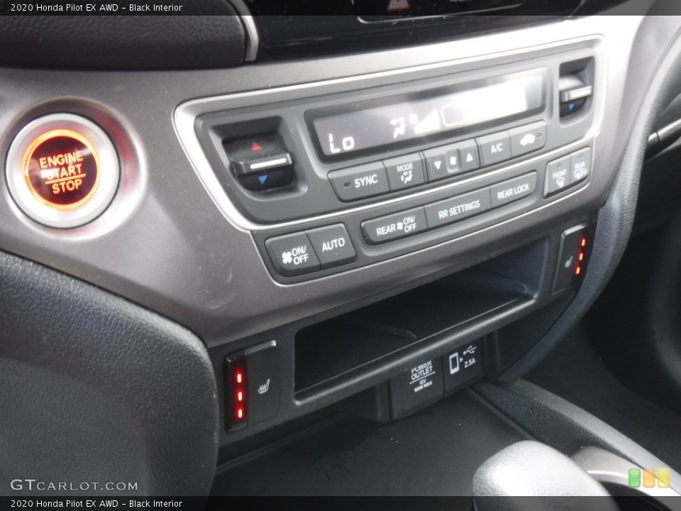 Black Interior Controls for the 2020 Honda Pilot EX AWD #146573270