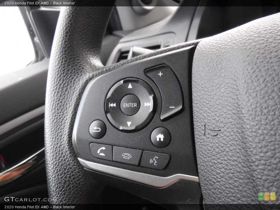 Black Interior Steering Wheel for the 2020 Honda Pilot EX AWD #146573434