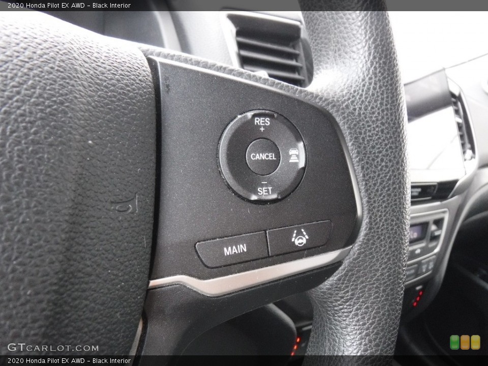 Black Interior Steering Wheel for the 2020 Honda Pilot EX AWD #146573453