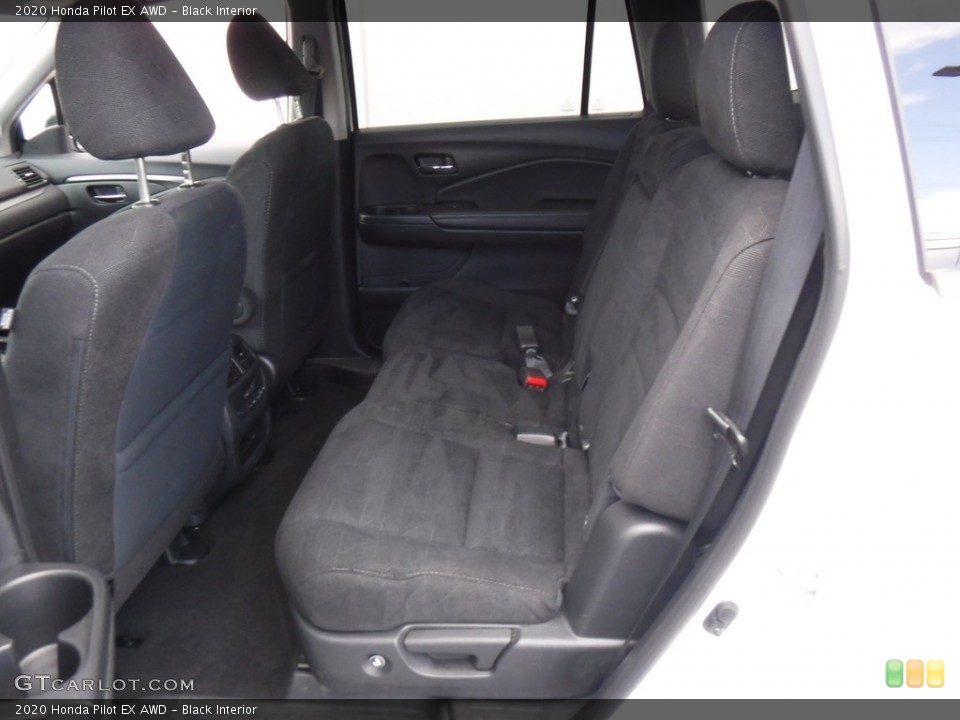 Black Interior Rear Seat for the 2020 Honda Pilot EX AWD #146573516