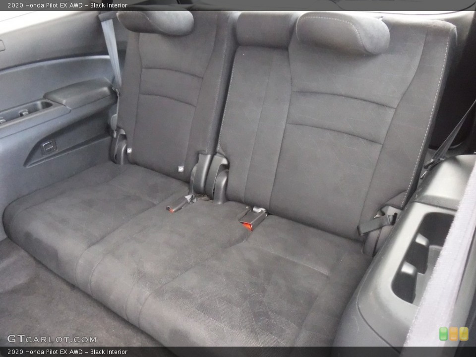 Black Interior Rear Seat for the 2020 Honda Pilot EX AWD #146573535