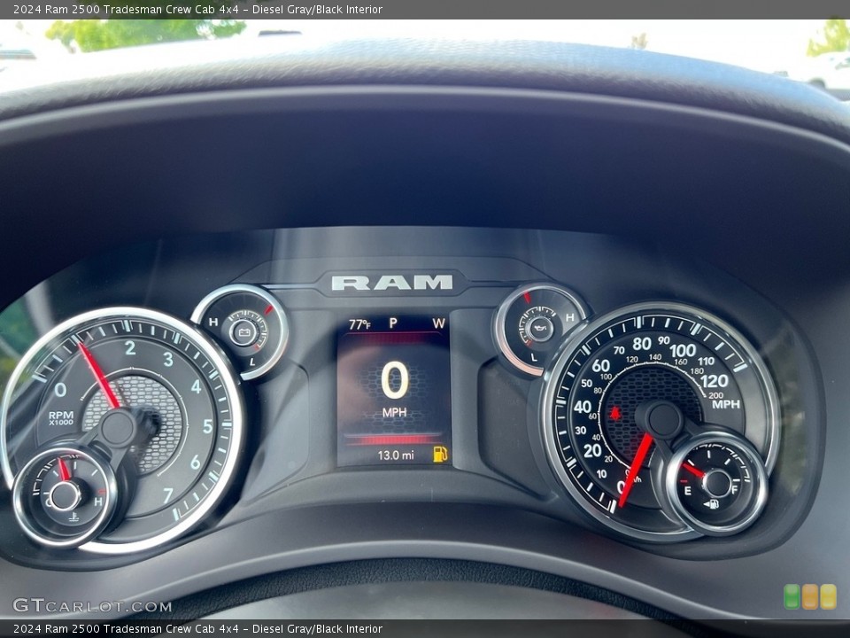 Diesel Gray/Black Interior Gauges for the 2024 Ram 2500 Tradesman Crew Cab 4x4 #146573694