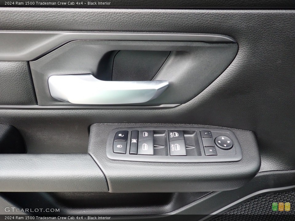Black Interior Door Panel for the 2024 Ram 1500 Tradesman Crew Cab 4x4 #146574261