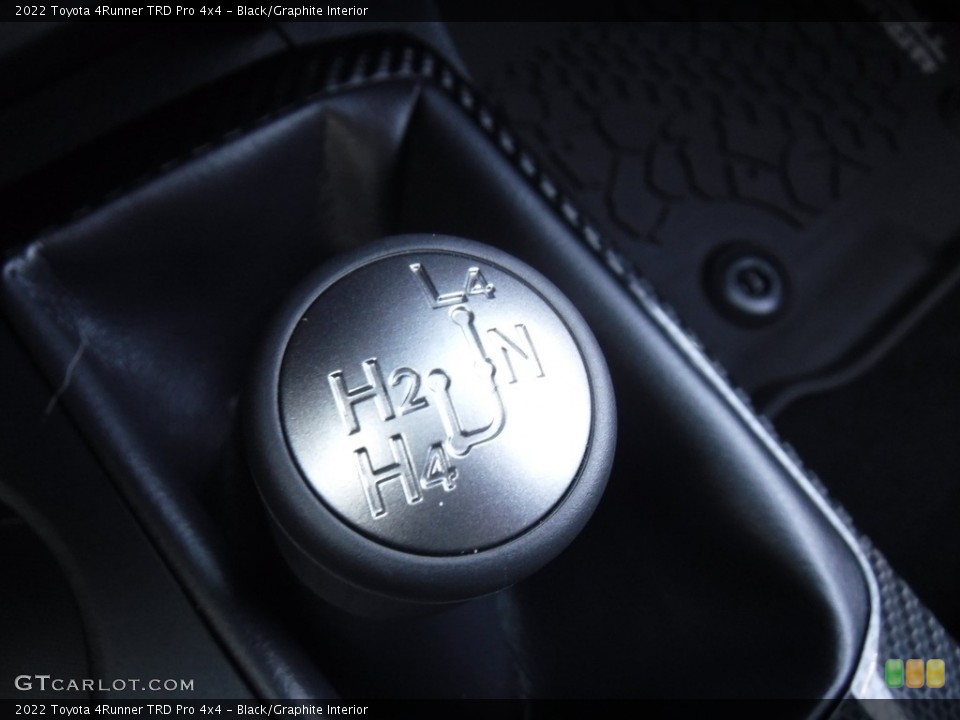Black/Graphite Interior Transmission for the 2022 Toyota 4Runner TRD Pro 4x4 #146574768