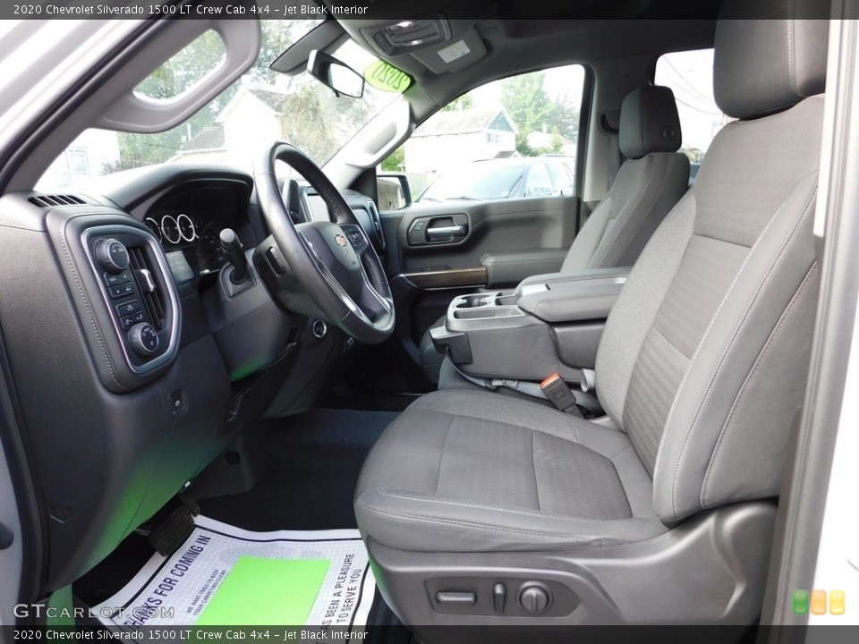 Jet Black Interior Front Seat for the 2020 Chevrolet Silverado 1500 LT Crew Cab 4x4 #146574783