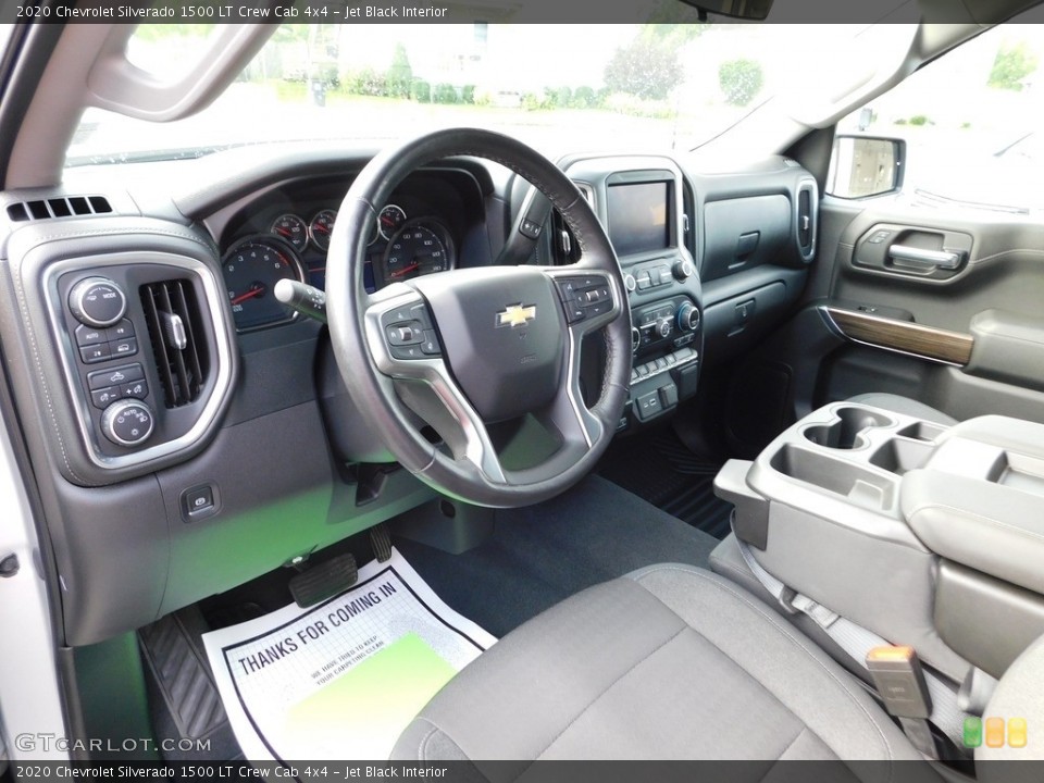 Jet Black 2020 Chevrolet Silverado 1500 Interiors