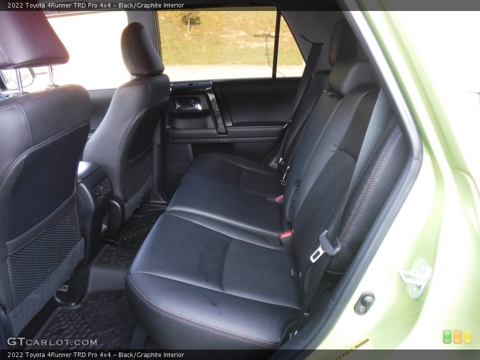 Black/Graphite Interior Rear Seat for the 2022 Toyota 4Runner TRD Pro 4x4 #146574893
