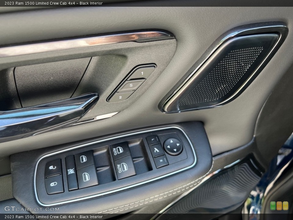Black Interior Door Panel for the 2023 Ram 1500 Limited Crew Cab 4x4 #146575095