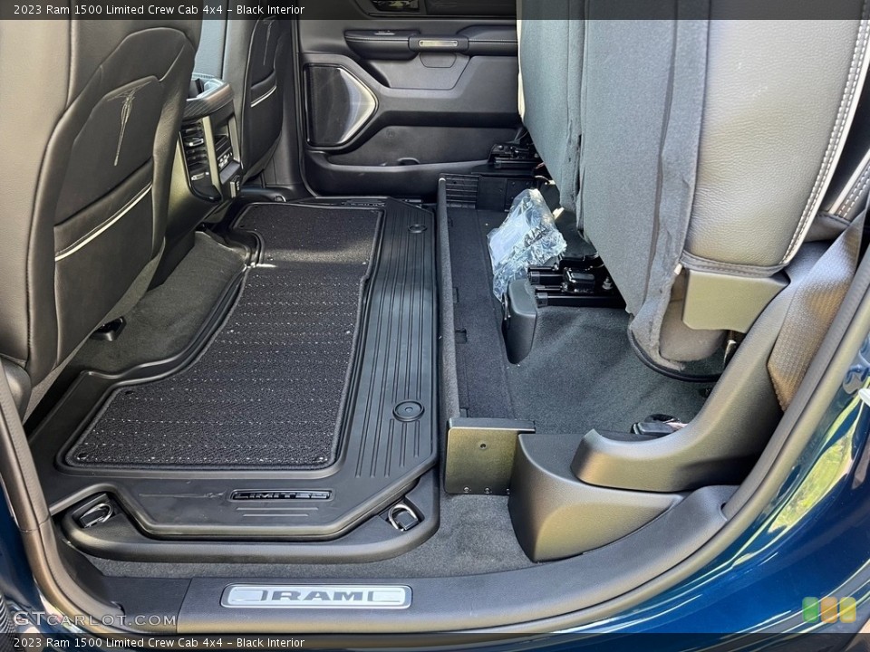 Black Interior Rear Seat for the 2023 Ram 1500 Limited Crew Cab 4x4 #146575157