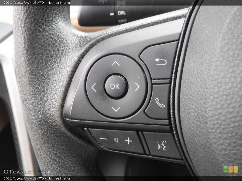 Nutmeg Interior Steering Wheel for the 2021 Toyota RAV4 LE AWD #146575203