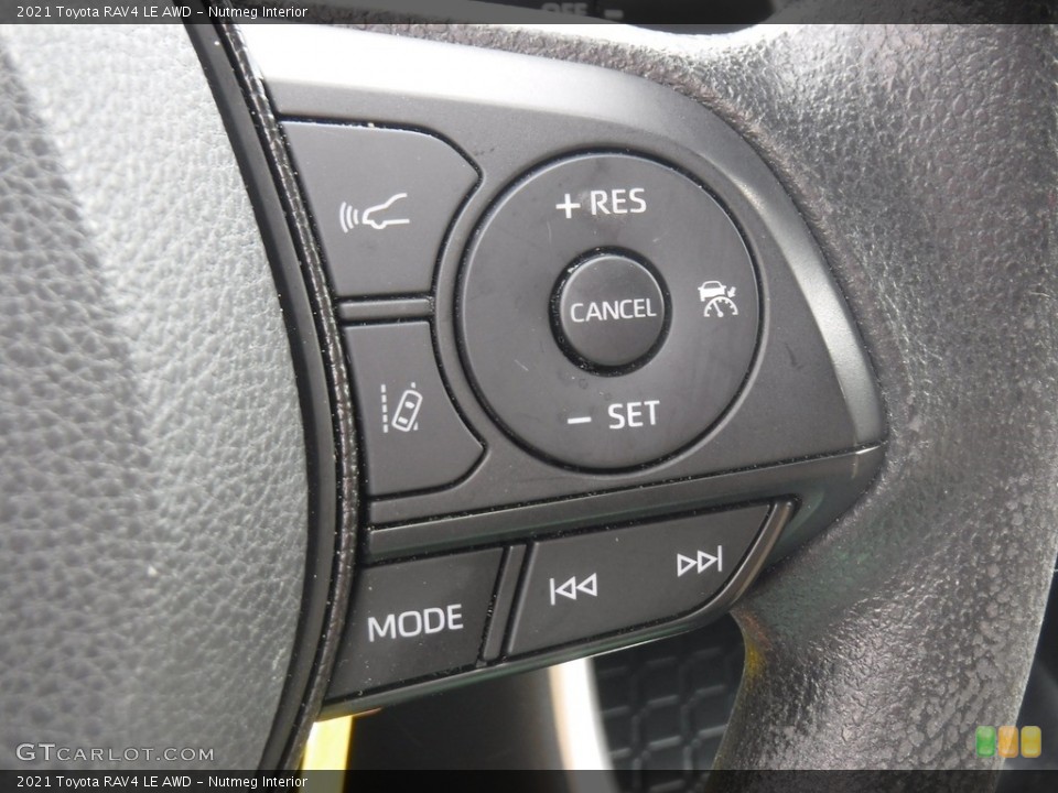 Nutmeg Interior Steering Wheel for the 2021 Toyota RAV4 LE AWD #146575224