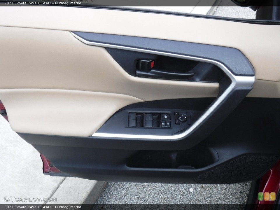 Nutmeg Interior Door Panel for the 2021 Toyota RAV4 LE AWD #146575433