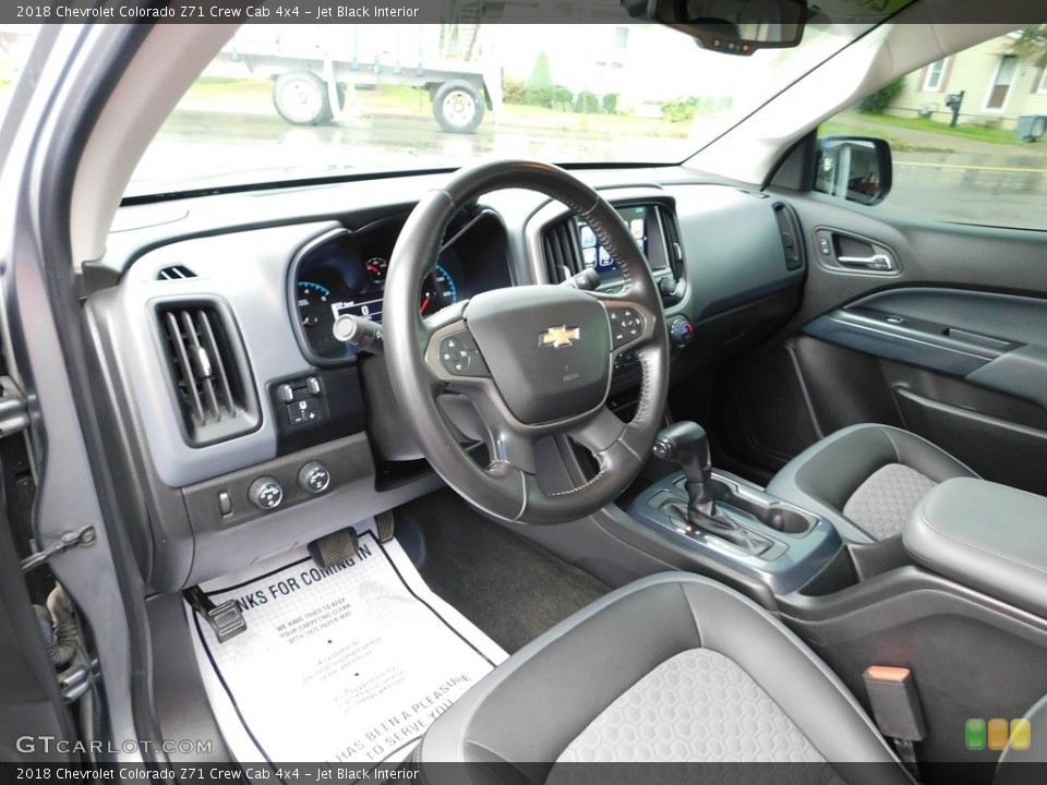 Jet Black Interior Front Seat for the 2018 Chevrolet Colorado Z71 Crew Cab 4x4 #146575773