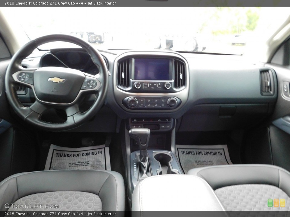 Jet Black Interior Dashboard for the 2018 Chevrolet Colorado Z71 Crew Cab 4x4 #146576063