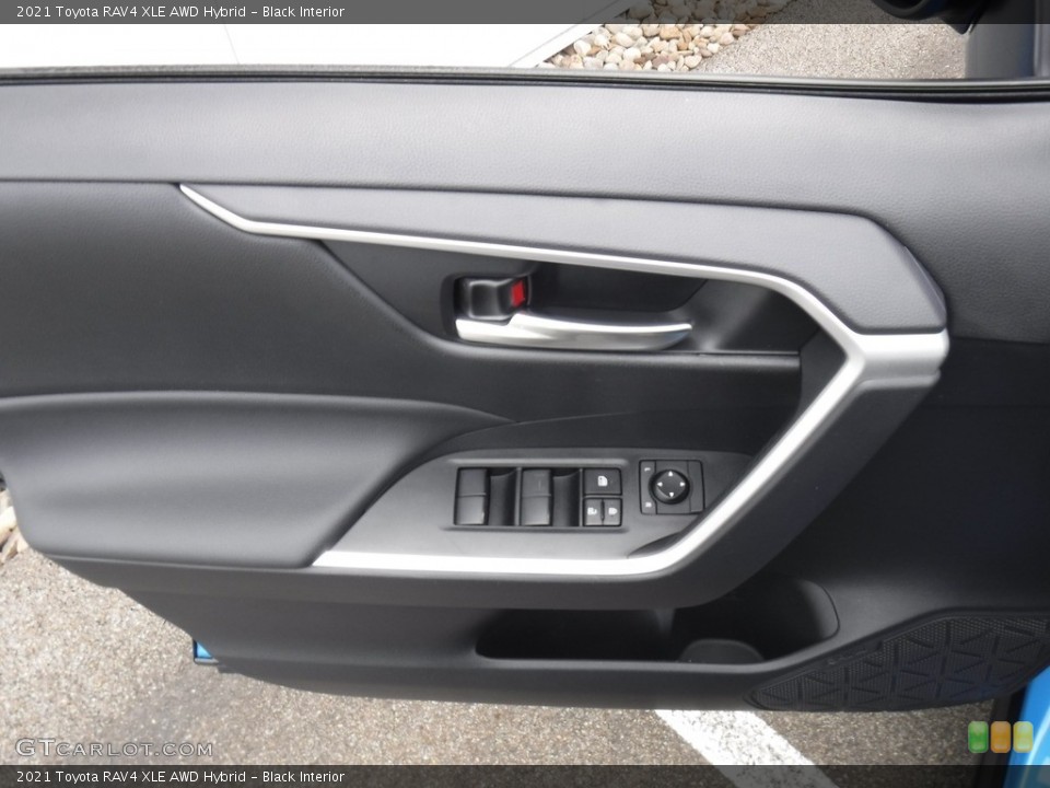 Black Interior Door Panel for the 2021 Toyota RAV4 XLE AWD Hybrid #146576067