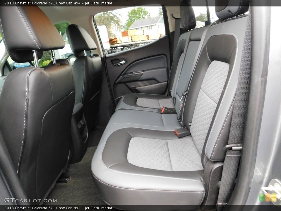 Jet Black Interior Rear Seat for the 2018 Chevrolet Colorado Z71 Crew Cab 4x4 #146576100