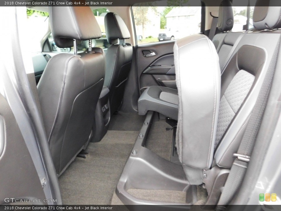 Jet Black Interior Rear Seat for the 2018 Chevrolet Colorado Z71 Crew Cab 4x4 #146576118