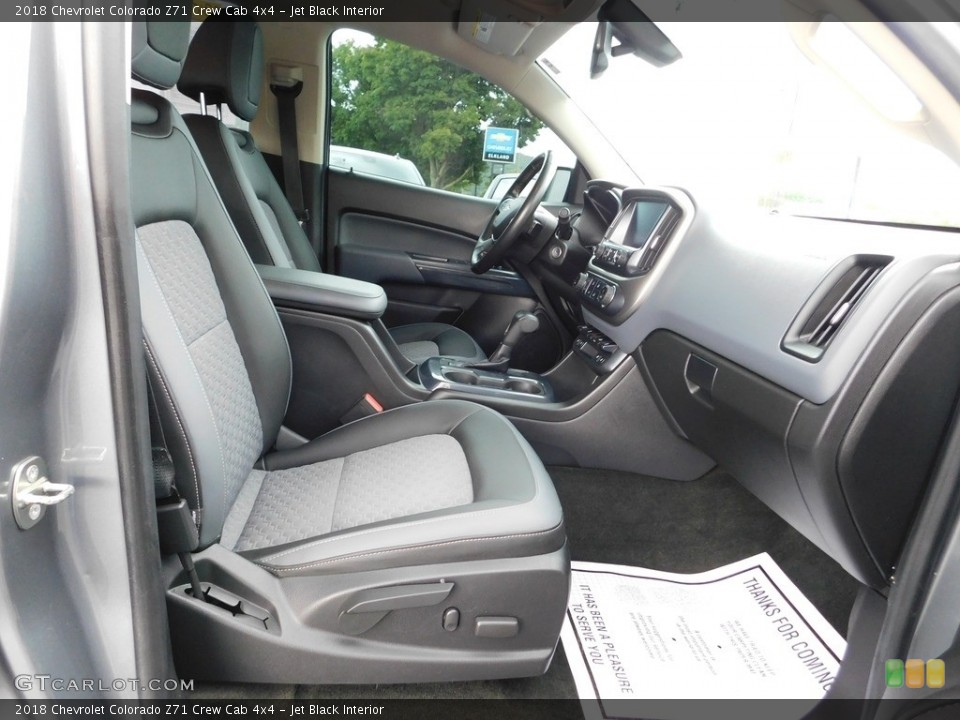 Jet Black 2018 Chevrolet Colorado Interiors