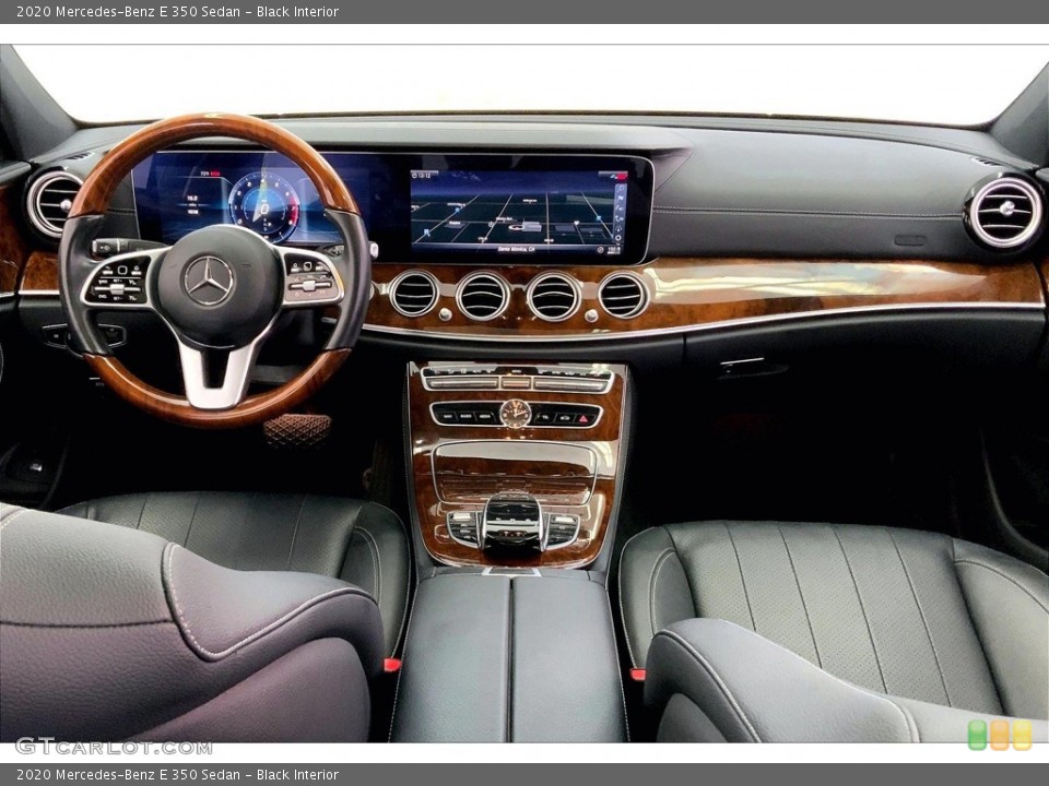 Black Interior Dashboard for the 2020 Mercedes-Benz E 350 Sedan #146576196