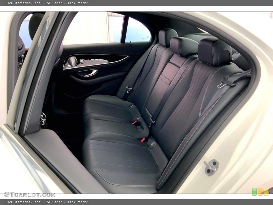 Black Interior Rear Seat for the 2020 Mercedes-Benz E 350 Sedan #146576271