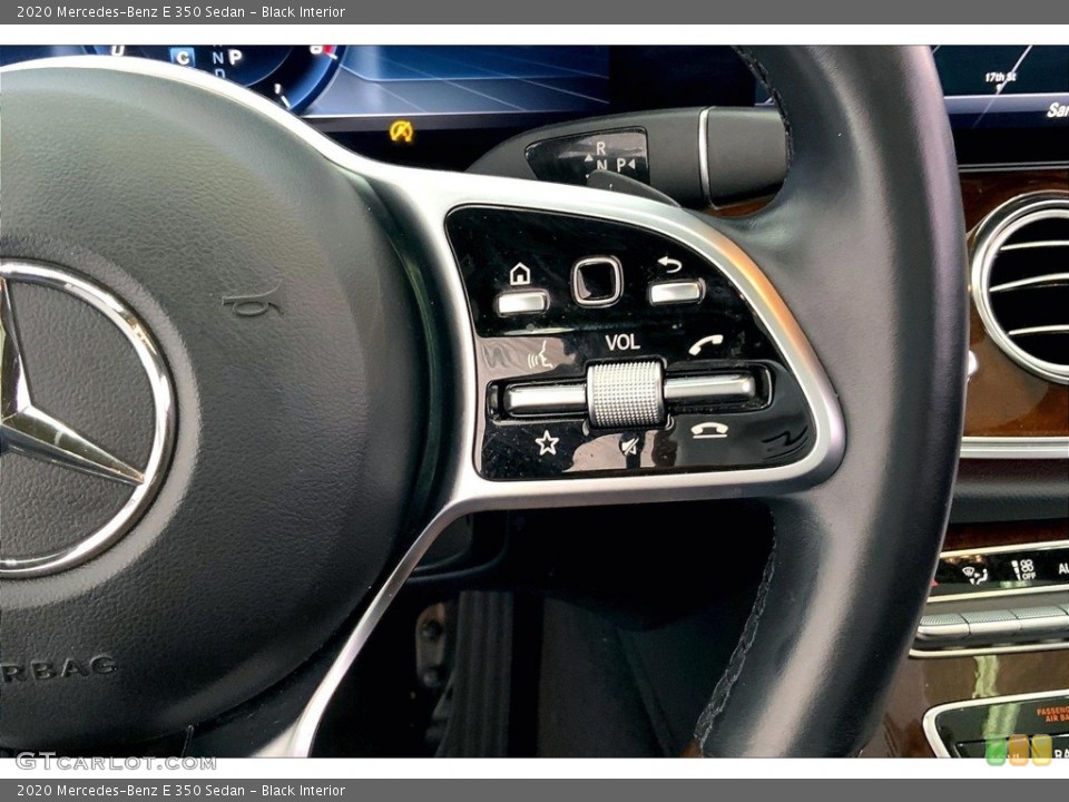 Black Interior Steering Wheel for the 2020 Mercedes-Benz E 350 Sedan #146576302