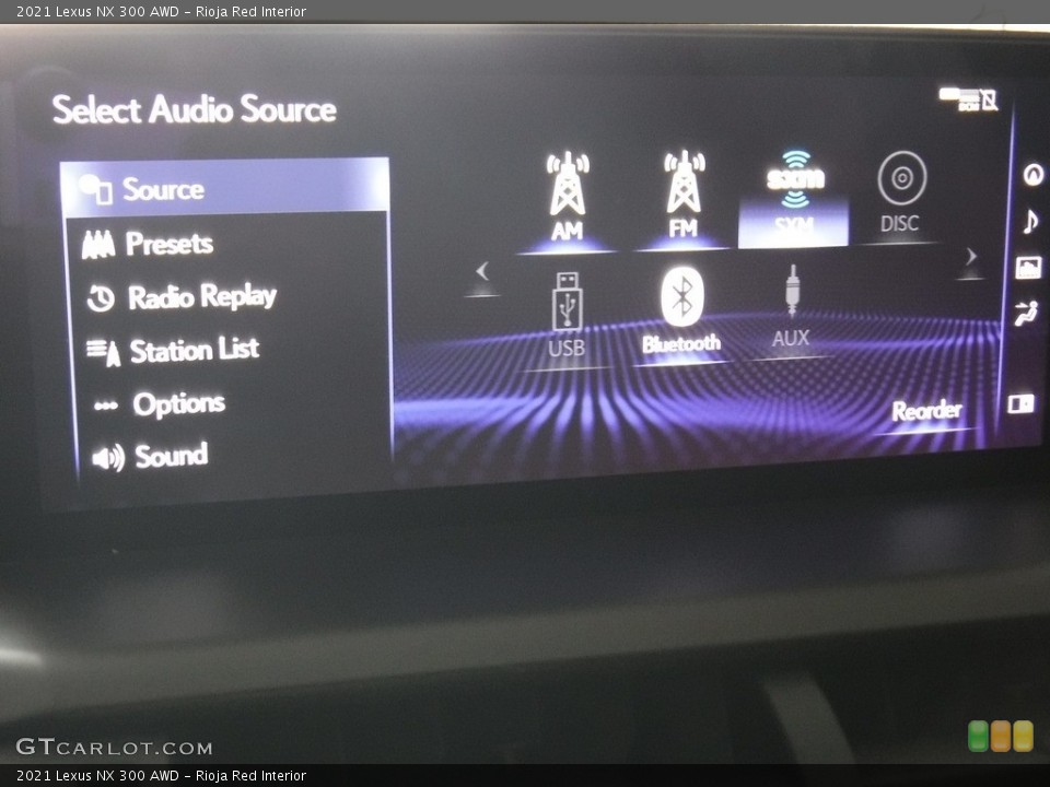 Rioja Red Interior Controls for the 2021 Lexus NX 300 AWD #146576459