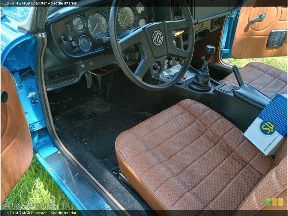 Saddle Interior Front Seat for the 1979 MG MGB Roadster #146576540