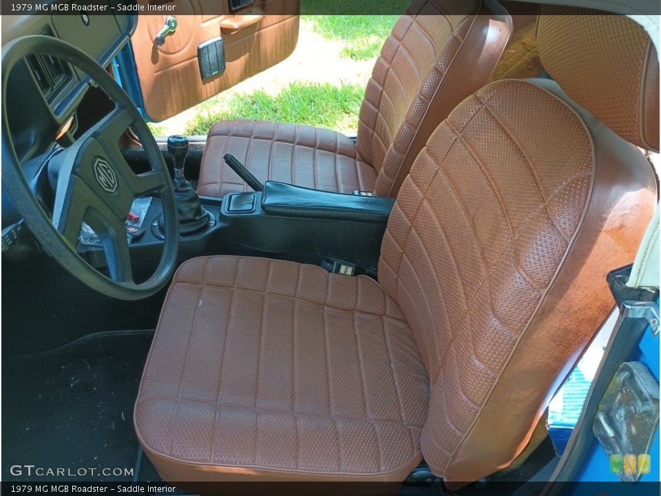 Saddle Interior Front Seat for the 1979 MG MGB Roadster #146576555